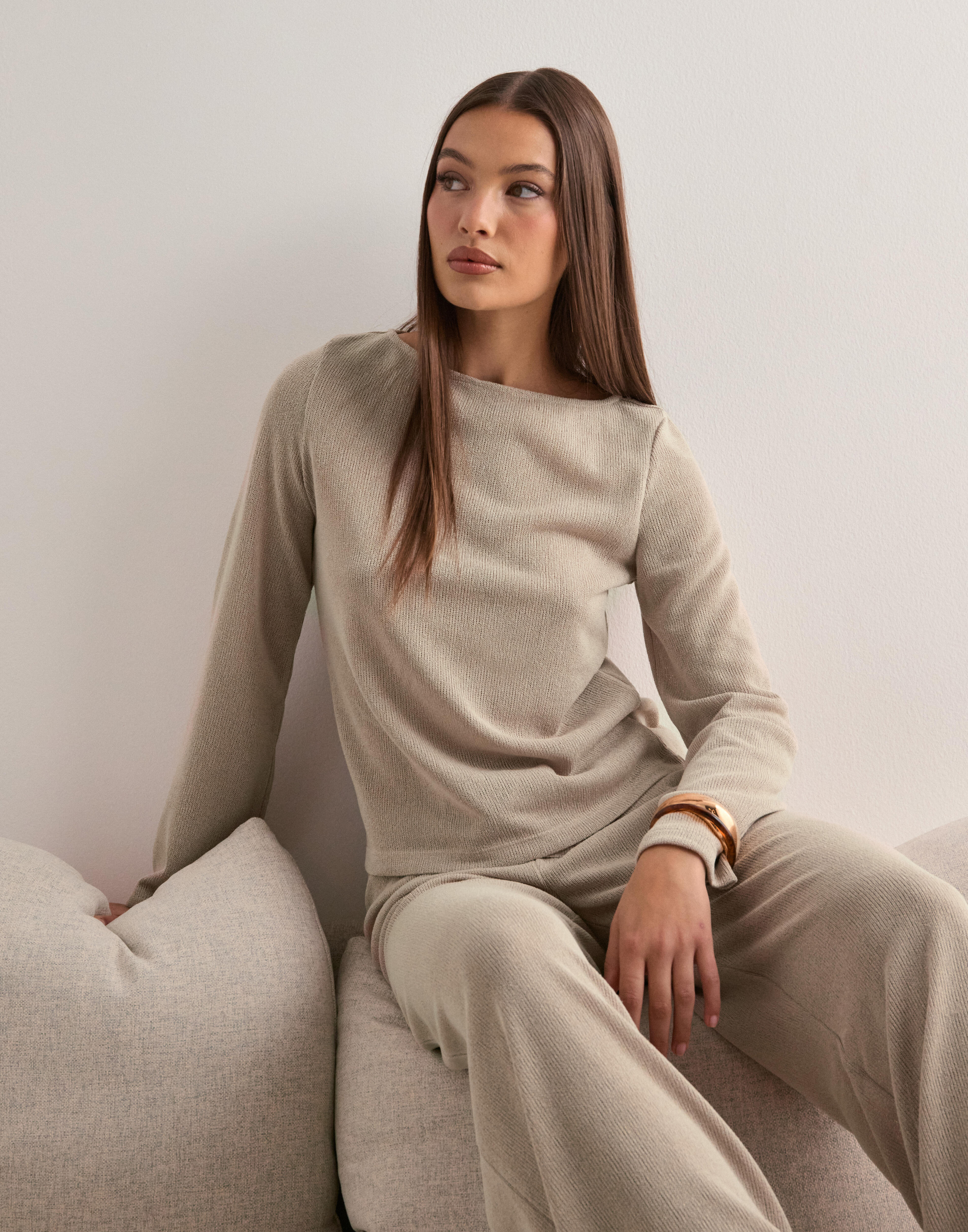 Buy OBJECT OBJREYNARD 2/4 KNIT PULLOVER NOOS - Humus Melange Buy OBJECT OBJREYNARD 2/4 KNIT PULLOVER NOOS - Humus Melange