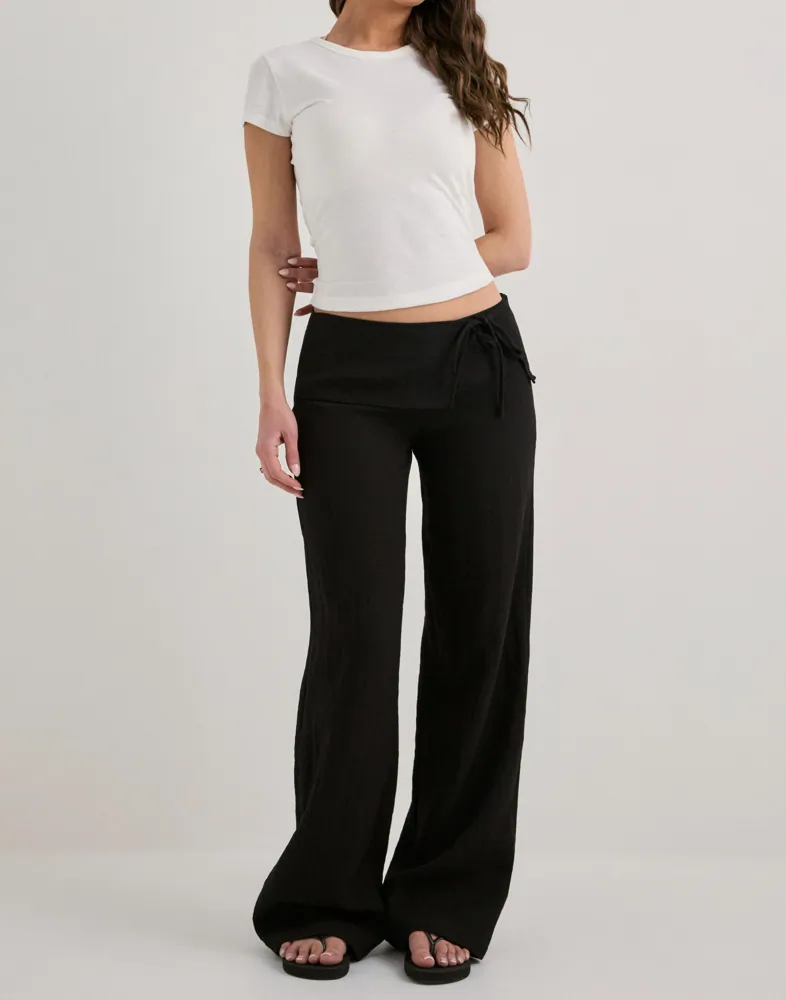 Nelly Front Detail Pants byxor dam – bild 3