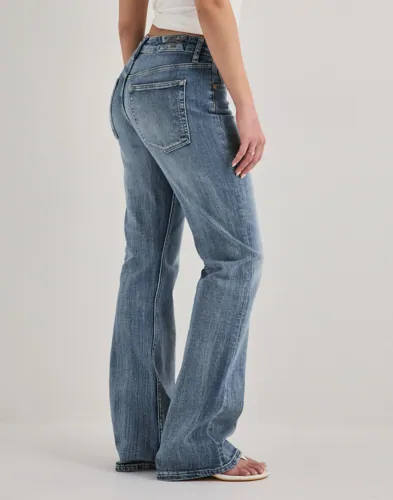 Nelly - Blå - Soft Bootcut Jeans