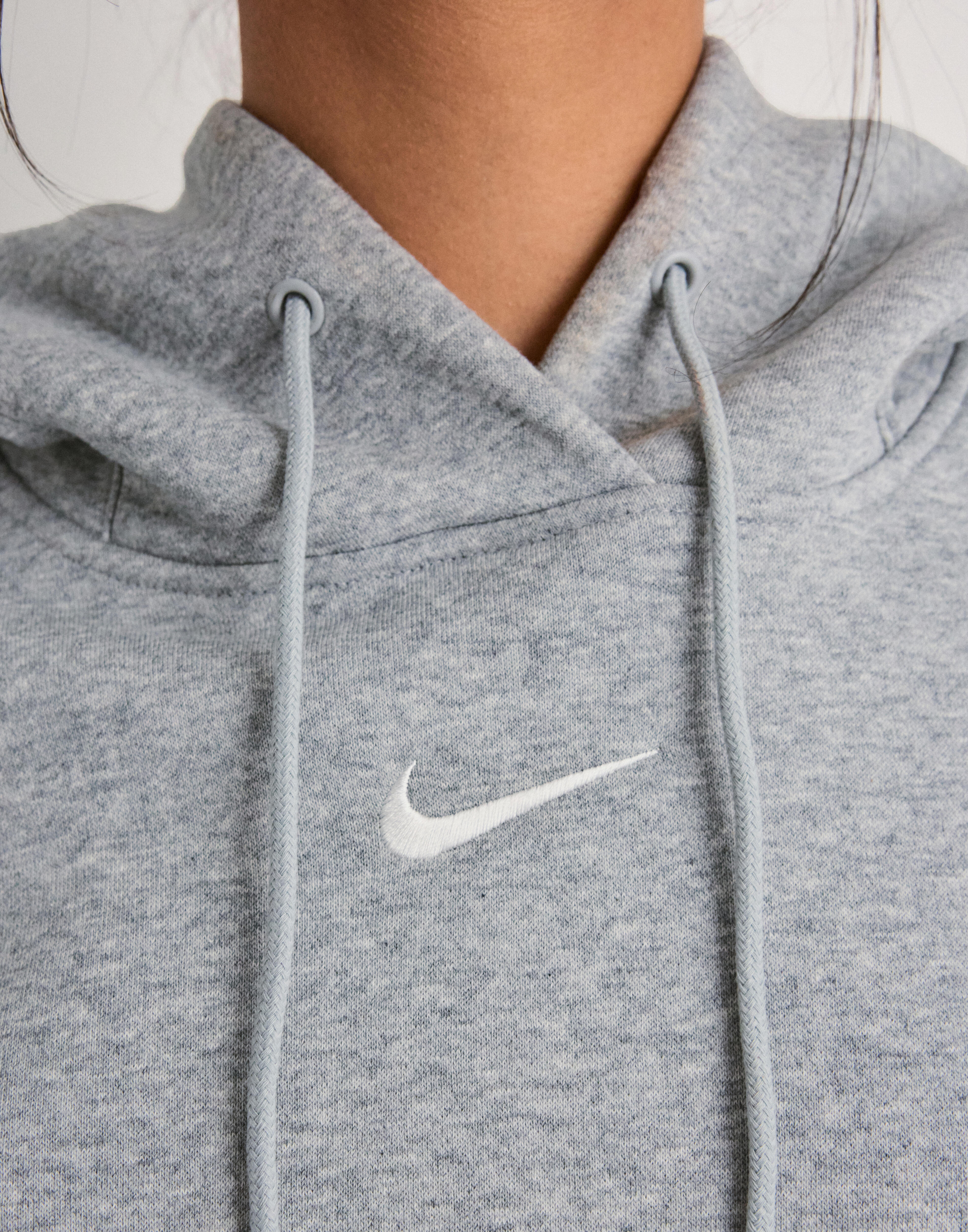 Buy Nike W Nsw Phnx Flc Os Po Hoodie - Grey | Nelly.com