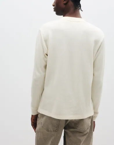 JACK & JONES Jornorrebro Henley Ls Tee Sn Farfarströjor långärmade t-shirts herr – bild 4