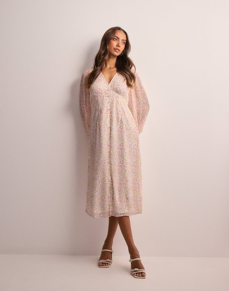 VERO MODA Vmsara Ls Calf Shirt Jurk WVN Jurk, Georgia Peach, M VERO MODA Vmsara Ls Calf Shirt Jurk WVN Jurk, Georgia Peach, M