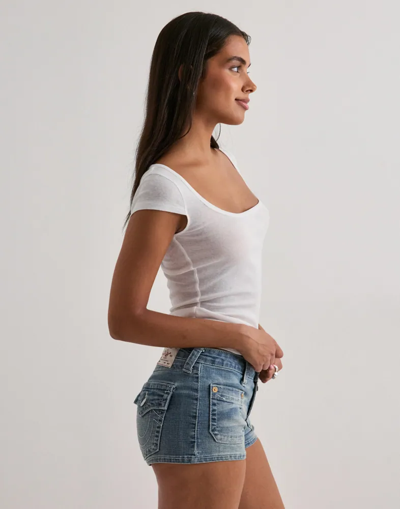 True Religion Front Pocket Denim Mr Shorts F dam – bild 2