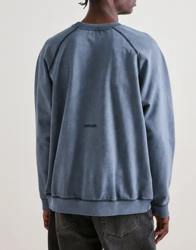 Selected Men Anrhackett Raglan Crew Neck Sweat Sweatshirts herr – bild 3