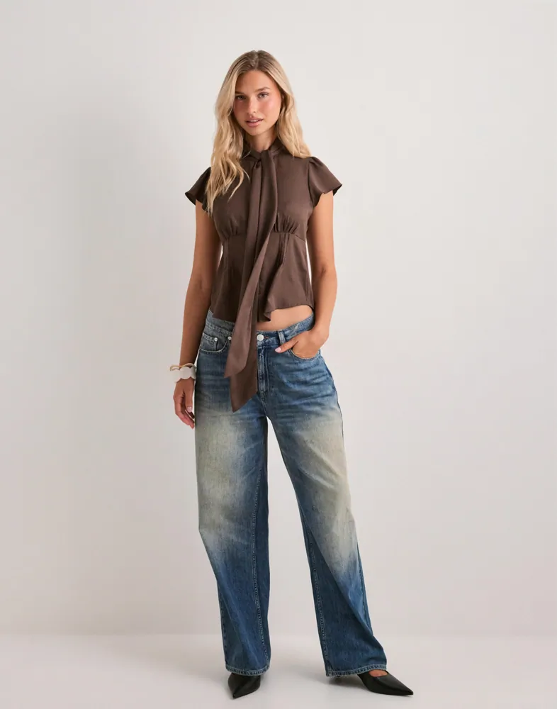 Nelly Cute Scarf Blouse skjortor & blusar dam – bild 2