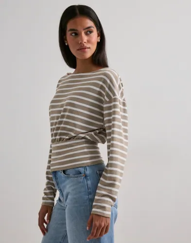 Nelly Stripe Knit Sweater stickade tröjor dam – bild 2