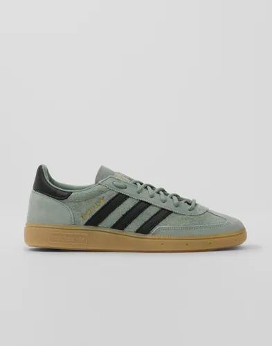 Gråa Handball Spezial-sneakers från Adidas Originals med logga på sidan