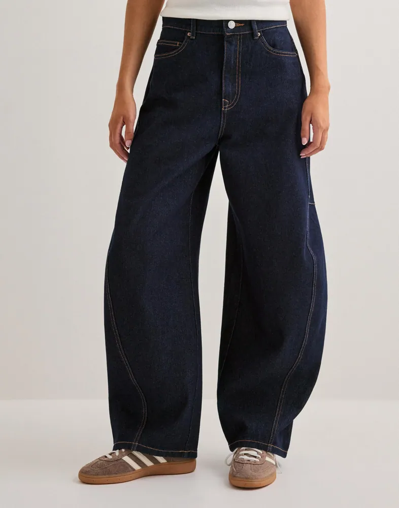 VERO MODA Vmkaitlin Hr Wide Barrel Jeans SI35 dam – bild 2