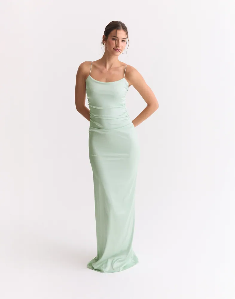 green dress for prom LaDivine CH066 Prom Dress - Emerald main image 0