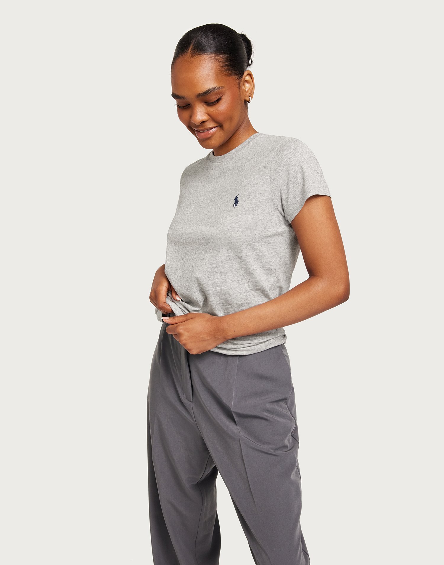 Buy Polo Ralph Lauren New Short Sleeve T-Shirt - Grey | Nelly.com