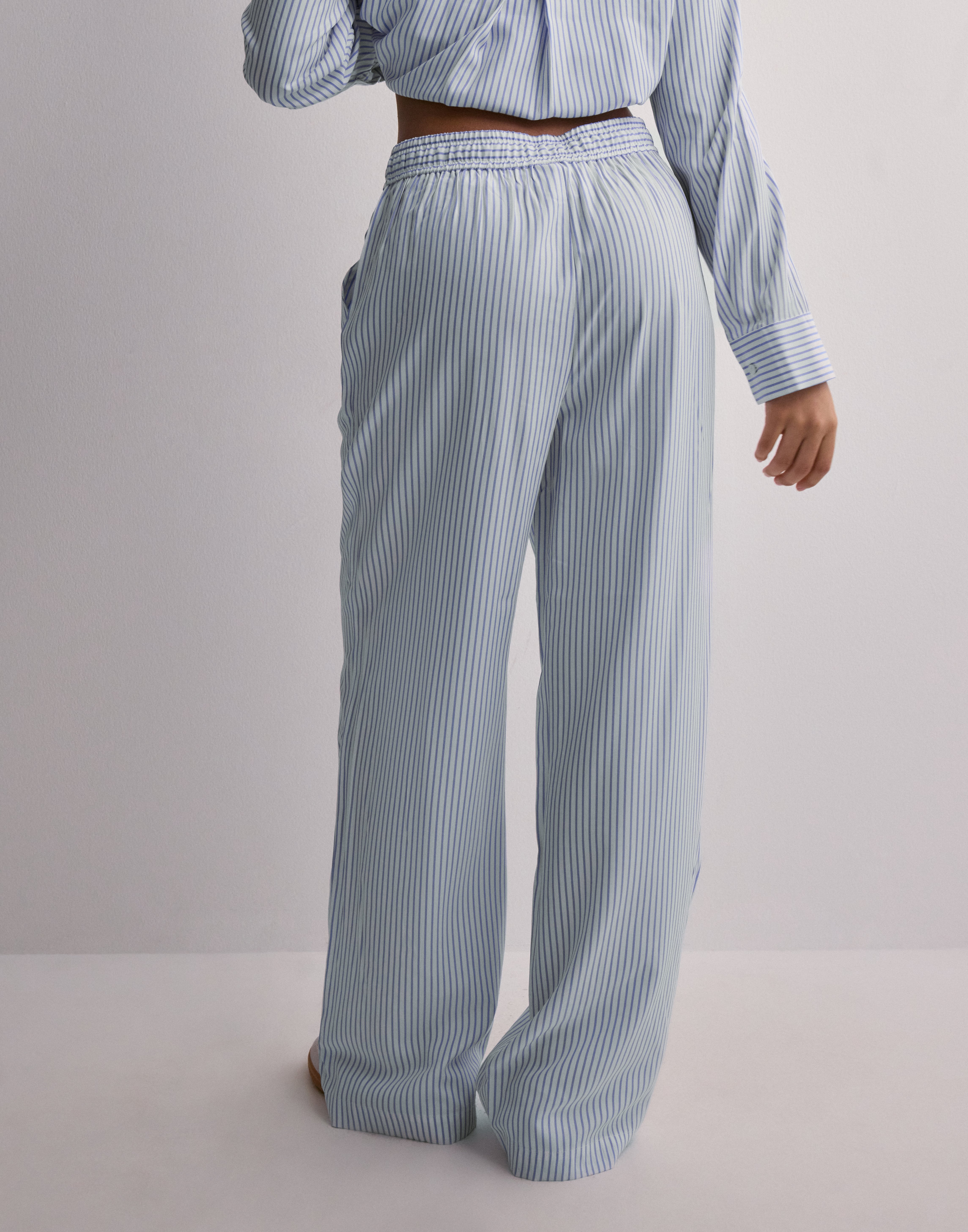 Only - Blå - Onlhannah Sarah Wide Pant