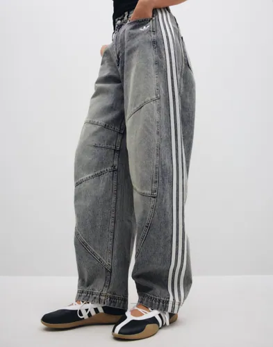 Adidas Originals Denim Barrel relaxed fit jeans dam – bild 2