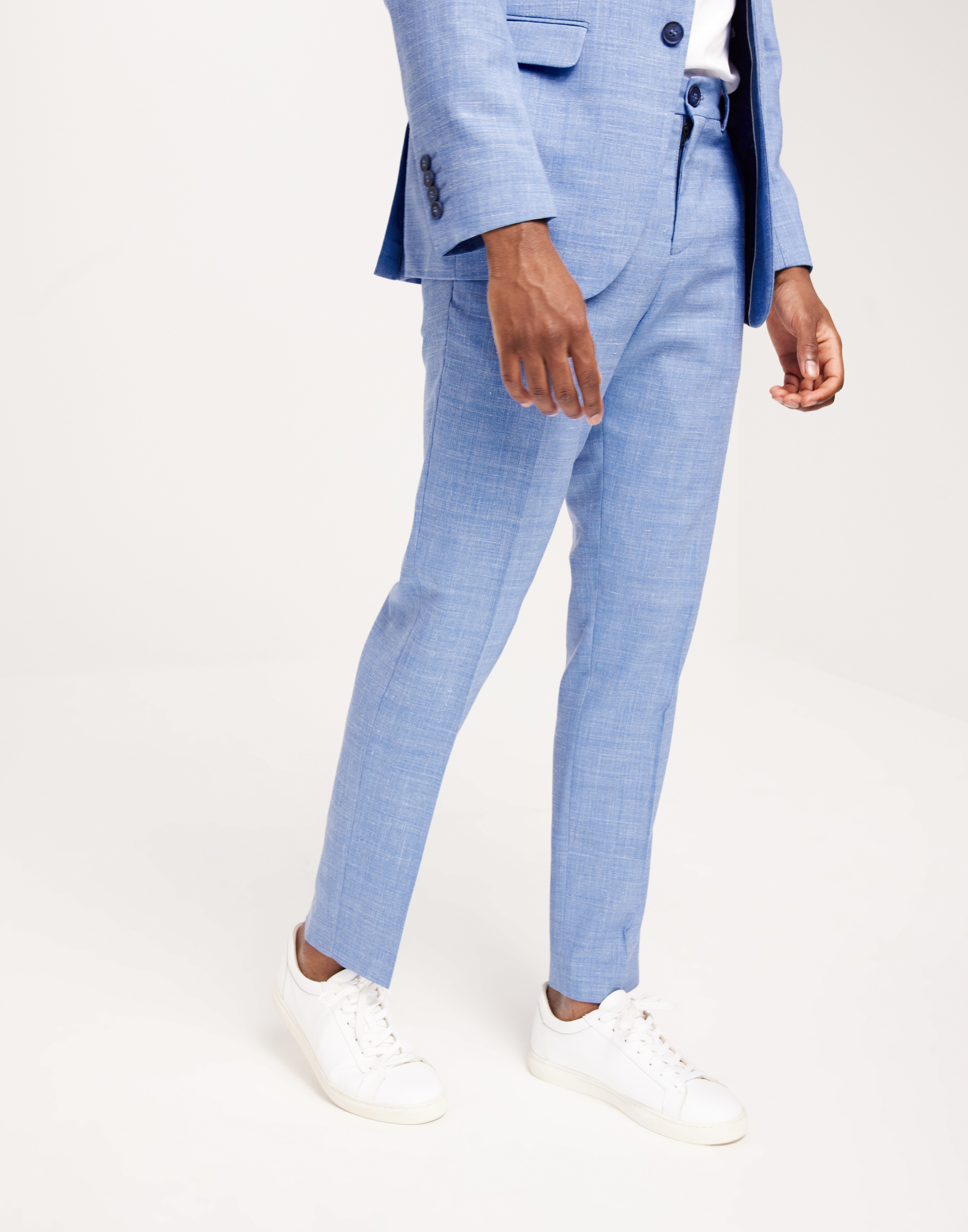 Zand SELECTED MEN Pantalon SLHSLIM-OASIS LINEN TRS NOOS