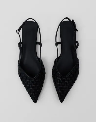 Pointy Braided Slingback 2