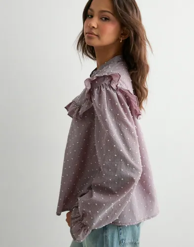 PIECES Pcjennya Ls Shirt Wvn blusar dam – bild 2