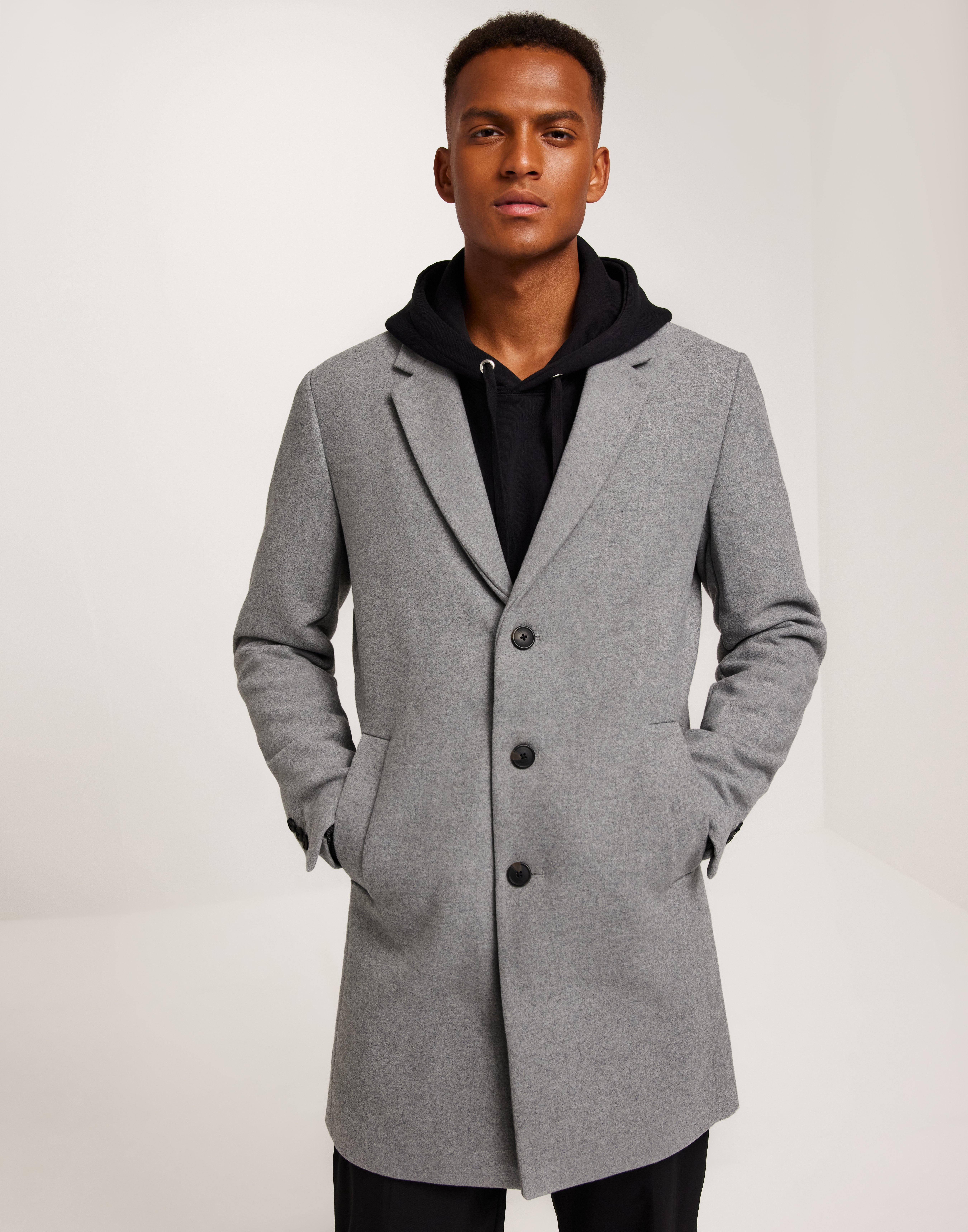 SENSEA 18aw w-face wool jedi coat グレー3 Souzie Grey Oversized