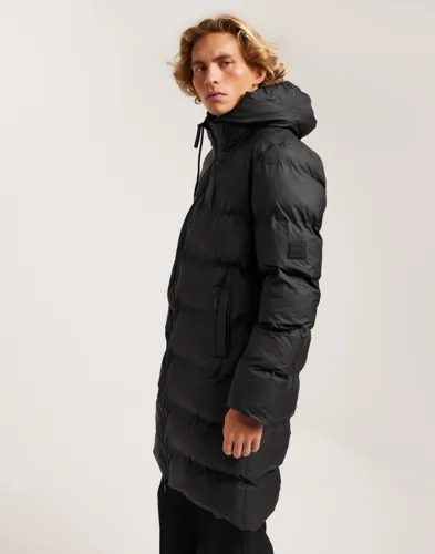 Bilde av Rains Unisex Alta Long Puffer Jacket M, Black