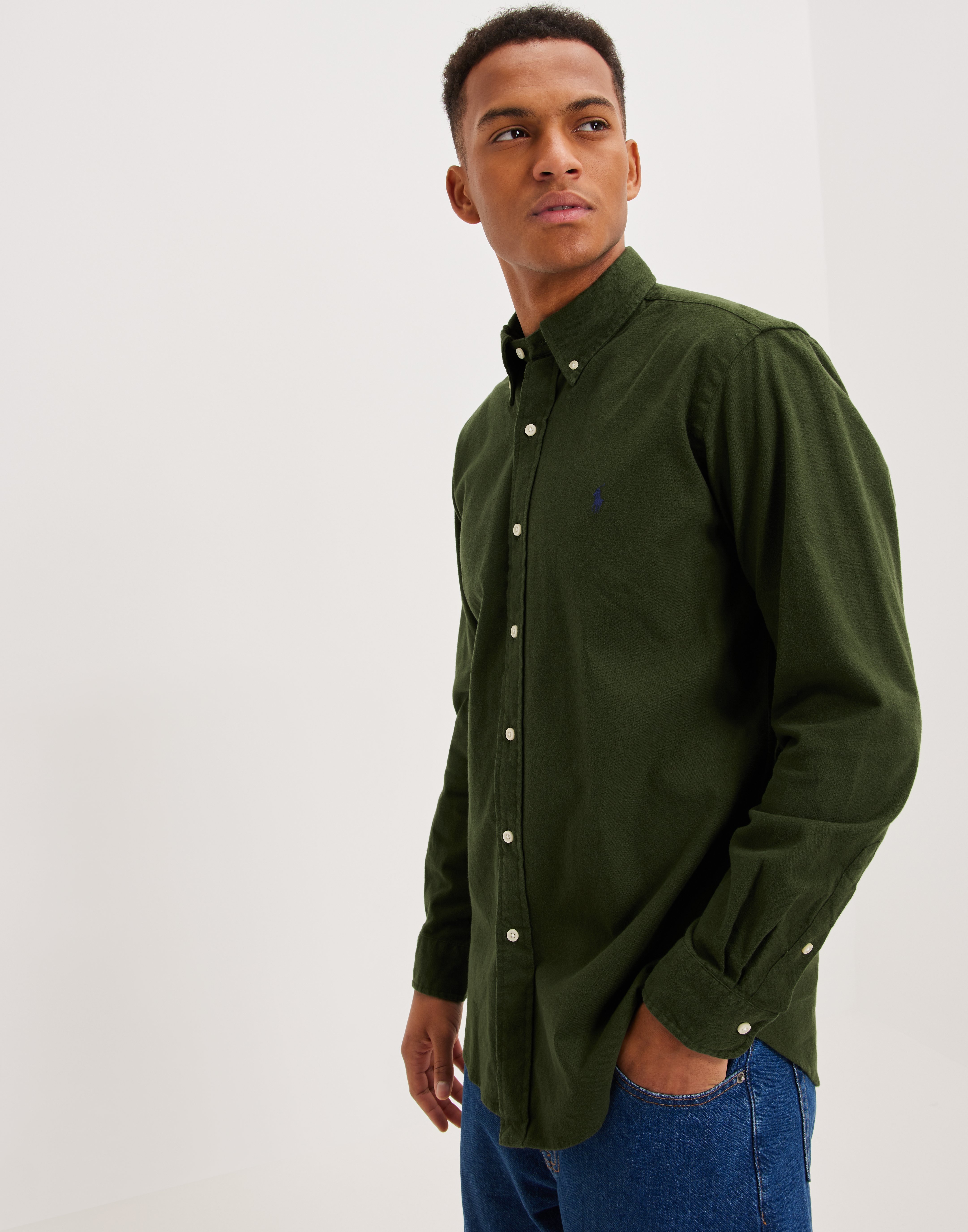 Green shirt ralph lauren best sale