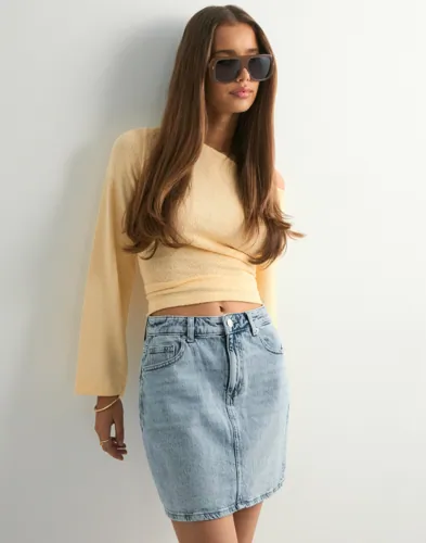 Vero Moda - Blå - Vmtessa Hr Short Dnm Skirt Mix Ga N