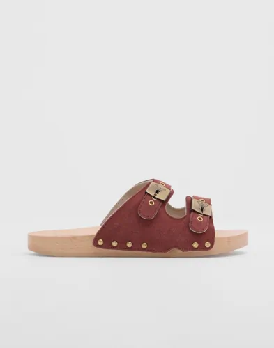 Scholl - Röd - Pescura Flat Flex 2 Straps