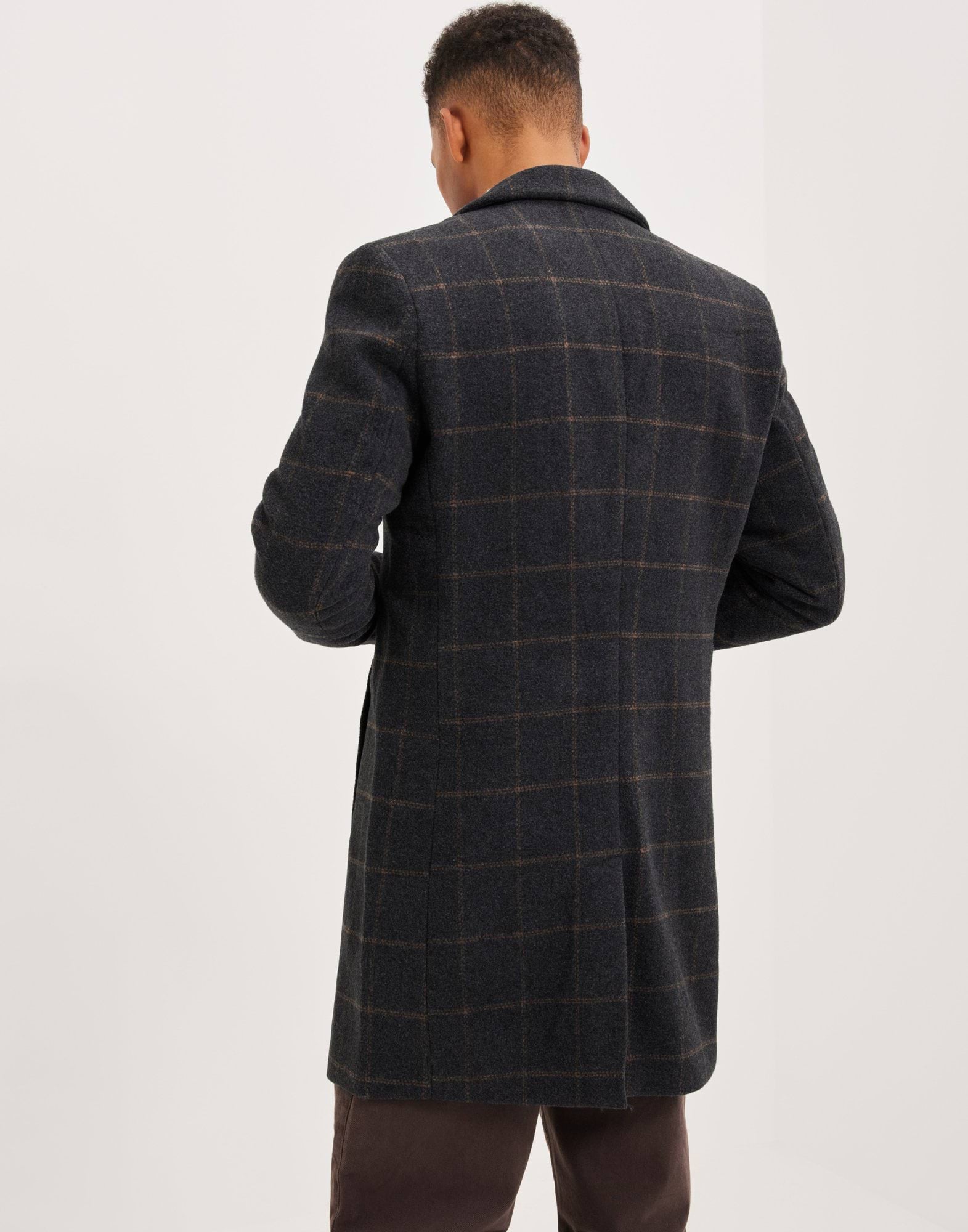 ONSJAYLON CHECK WOOL COAT OTW