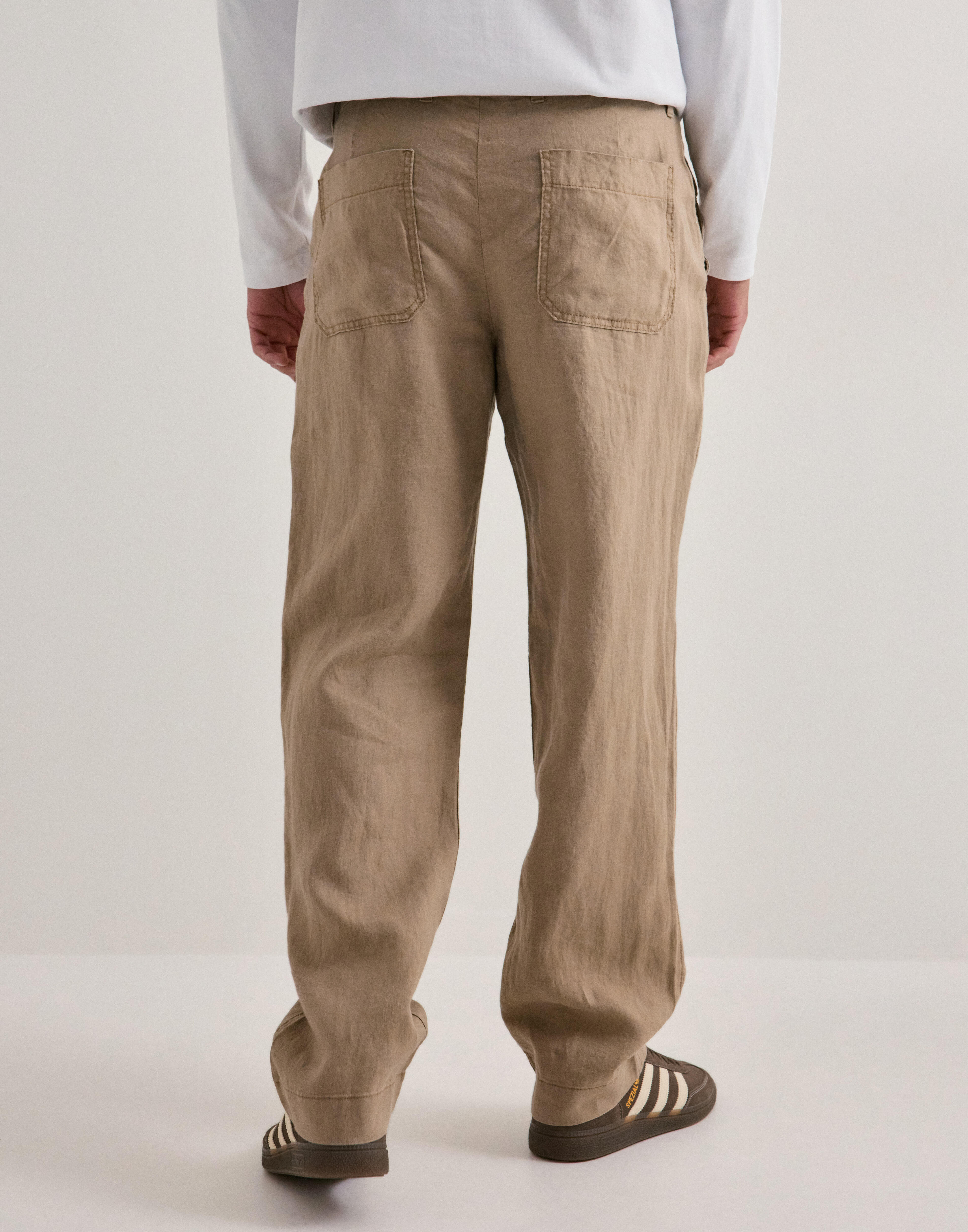 SLH196-STRAIGHT JEREMY LINEN PANT