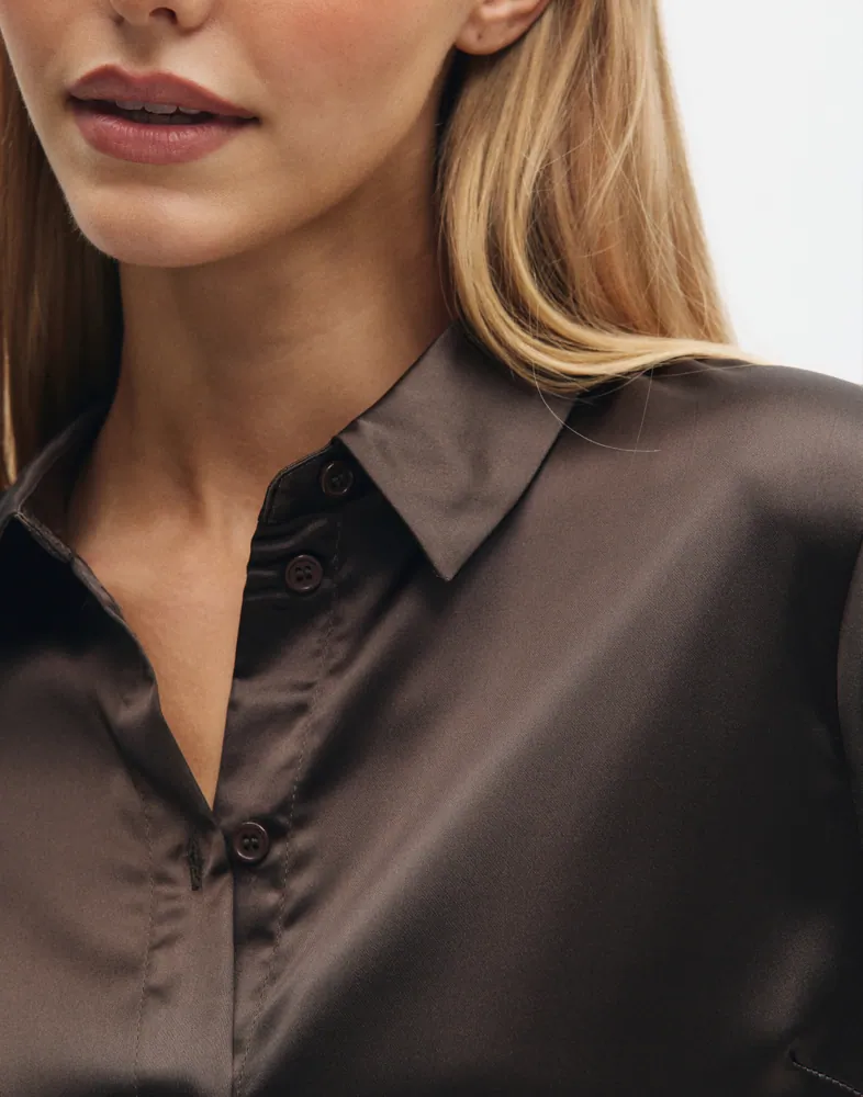 PIECES Pcevy Ls Shirt Wvn Bc skjortor & blusar dam – bild 3