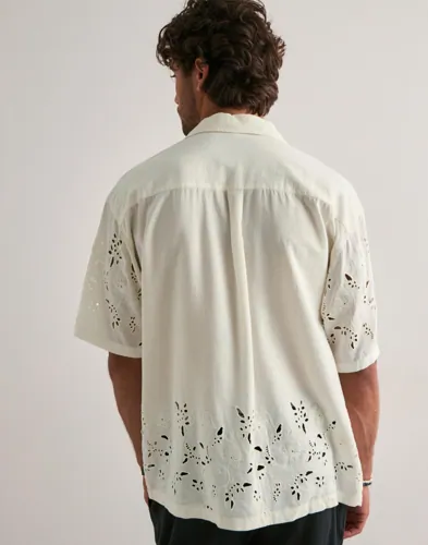 JACK & JONES Jprblajosh Broderie Anglaise S/S Sh Mönstrade skjortor herr – bild 3
