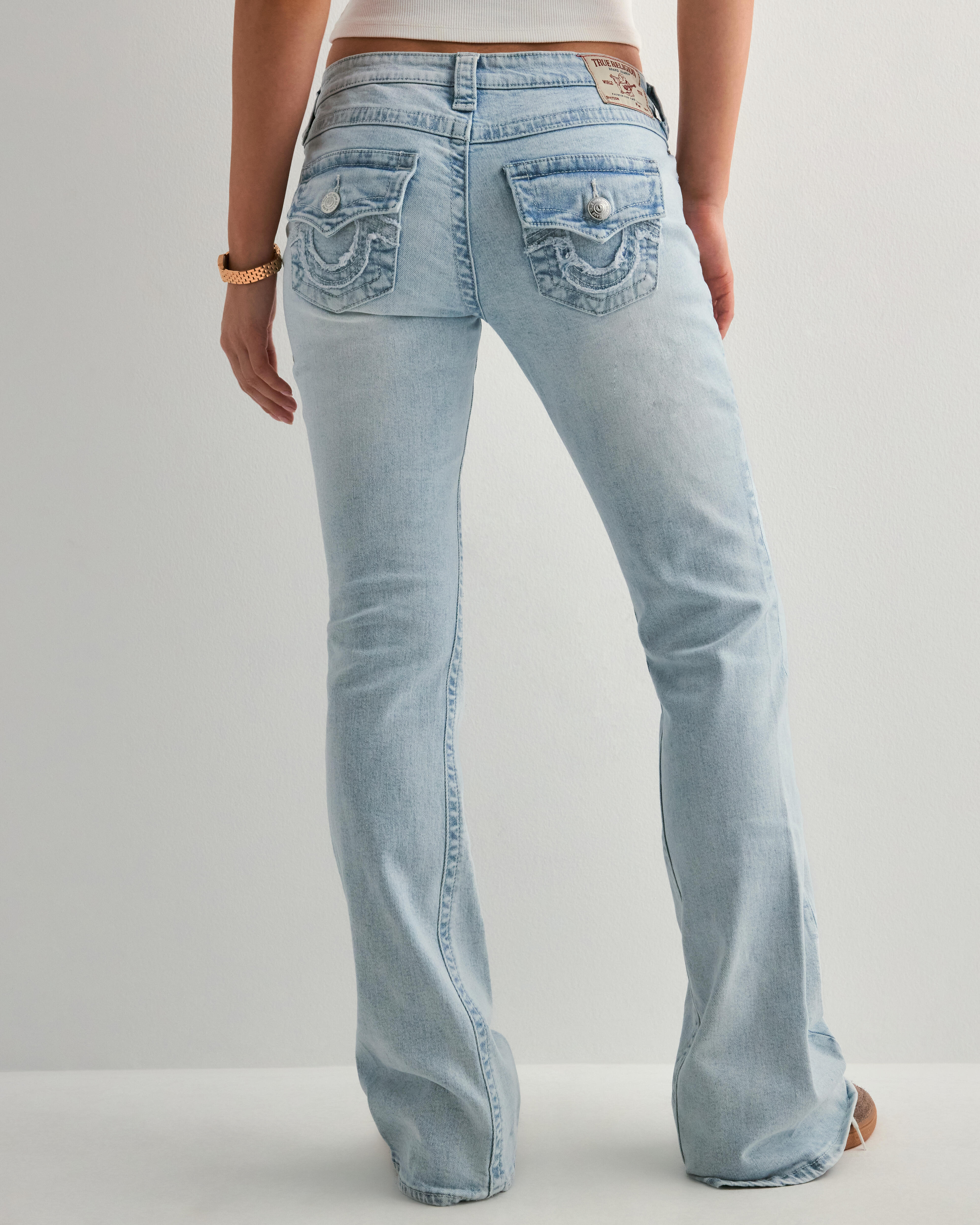 Buy True Religion HS APPLIQUE JOEY LR FLARE FLAP - Light