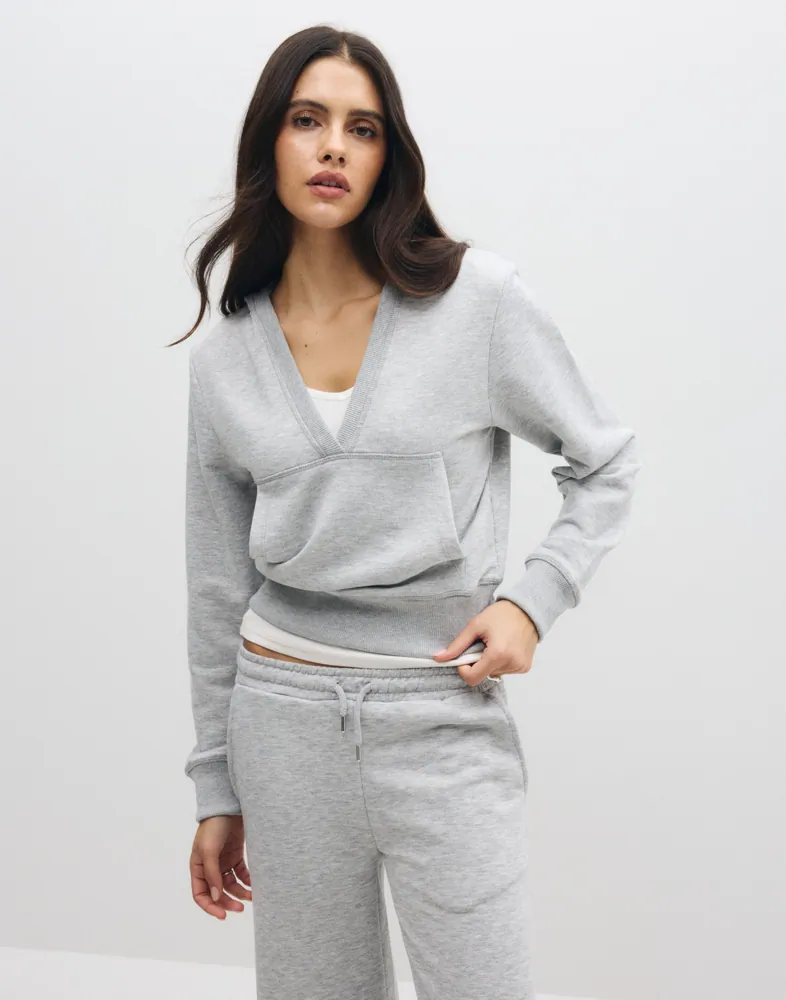 Nelly V Neck Hoodie dam – bild 2