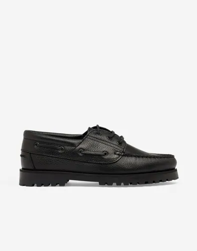 Grain Leather Boat Shoe Finskor