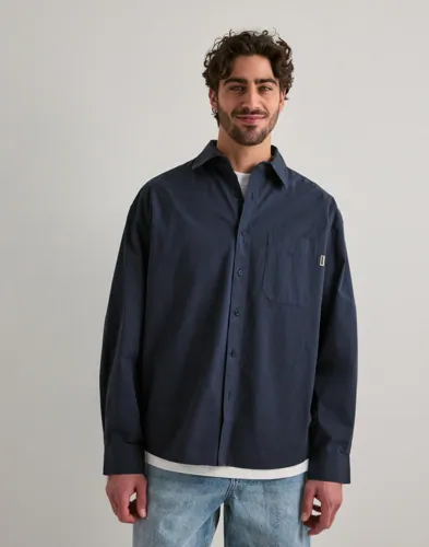 Woodbird Jong Washed Shirt Overshirts herr – bild 2