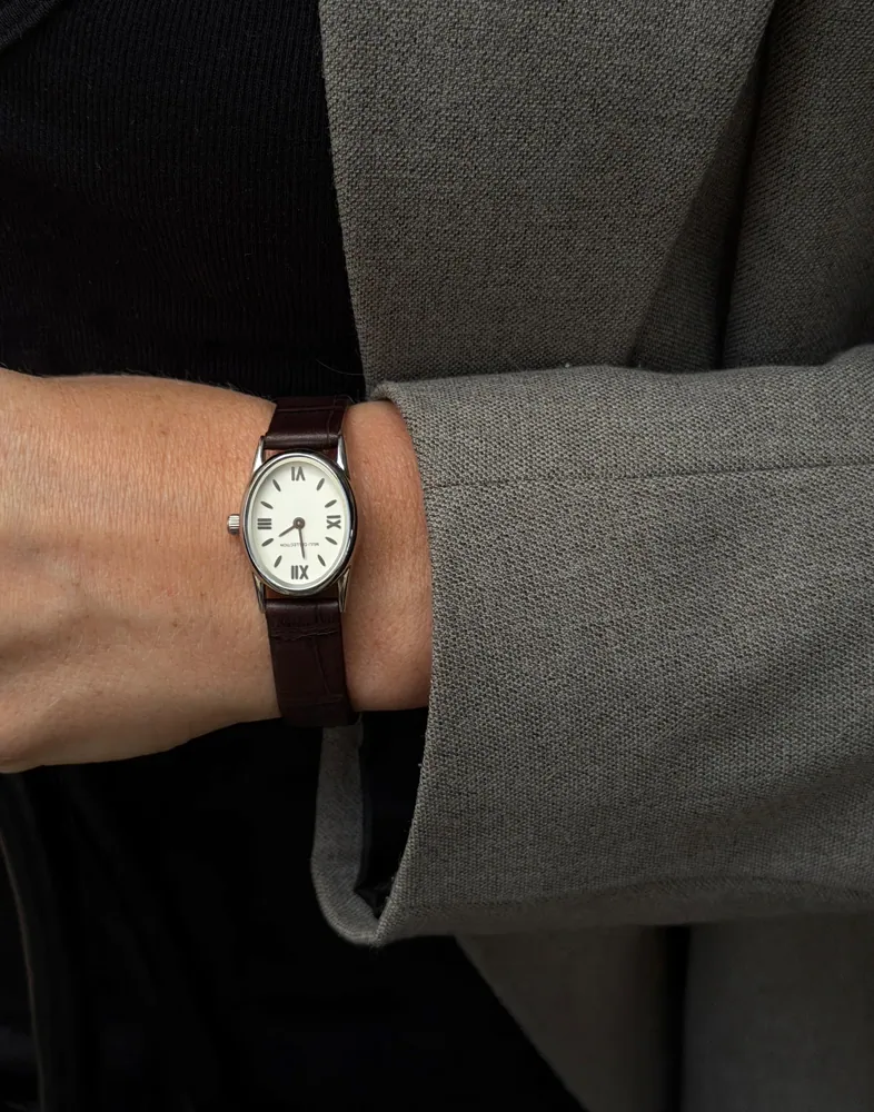 Brown Leather Vintage Watch