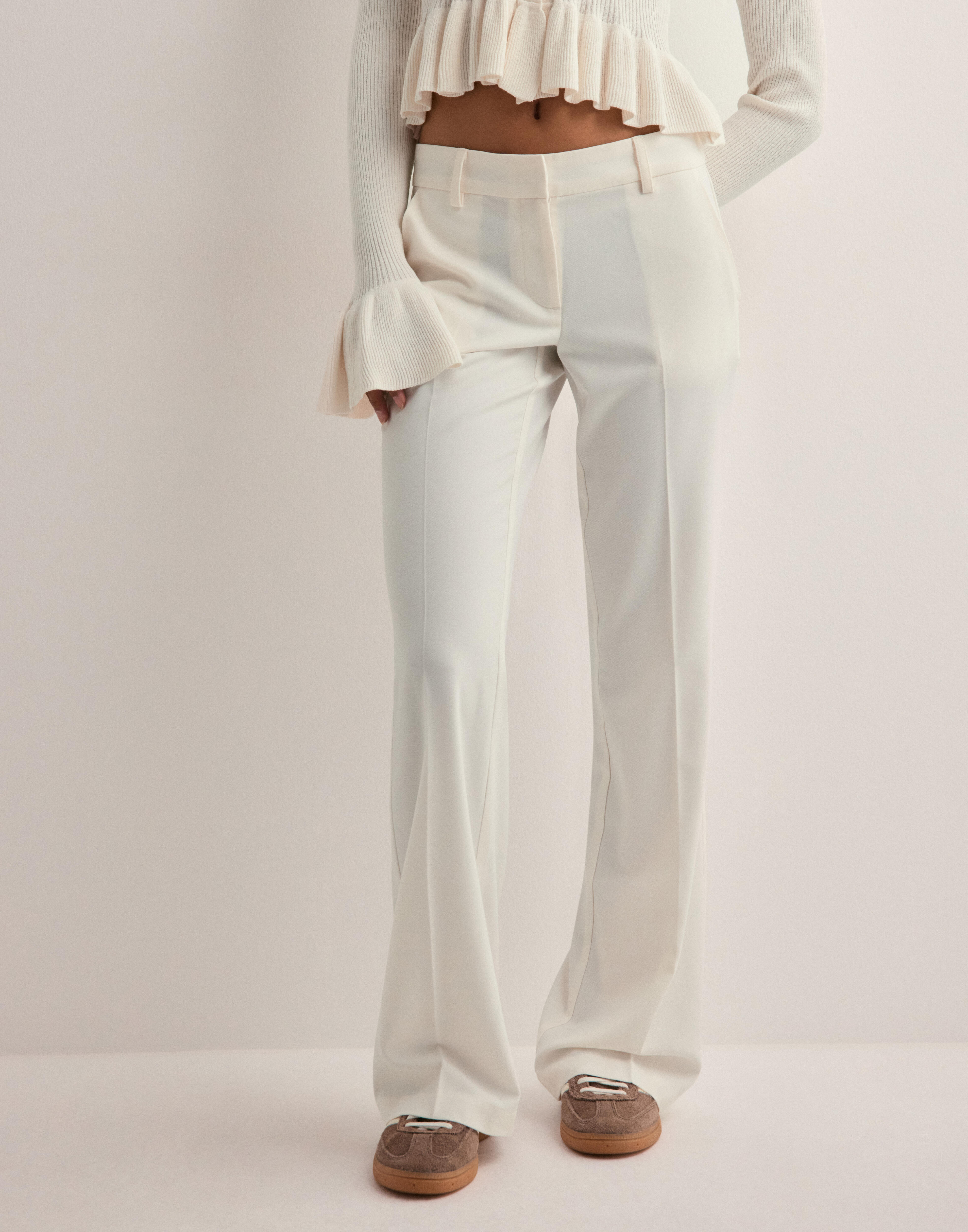 Buy Nelly Keep It Up Flare Pants - Grey | Nelly.com