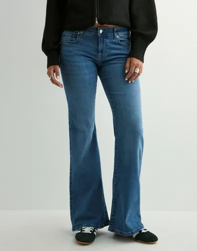 Only - Blå - Onltiger Lw Wide Mb Flared Dnm Pim