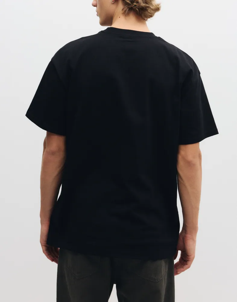 Carhartt WIP S/S American Script T-Shirt Märkes t-shirts herr – bild 3