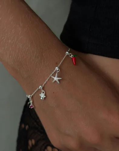 Muli Collection - Sølv - Red Chili Charm