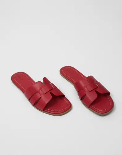 Nelly - Rød - Slip In Sandal