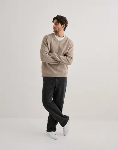 ONLY & SONS Onsmove Rlx Brushed V-Neck Knit Stickade tröjor herr – bild 2