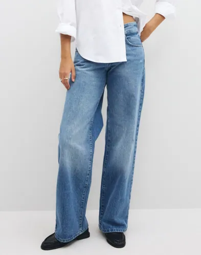 ONLY Onlglow Low Waist Wide Dnm Tai low waist jeans dam – bild 2