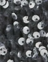 Asphalt Silver Sequins