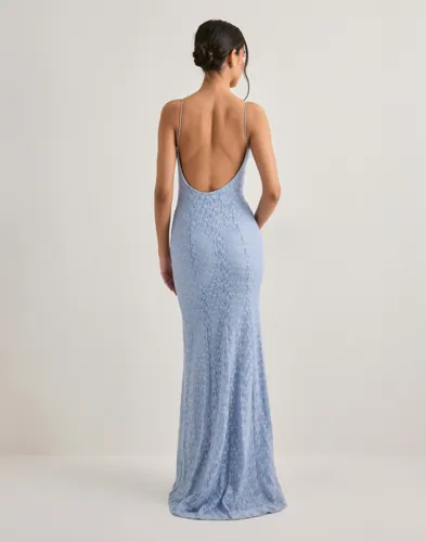 Nelly - Blå - Lovely Lace Dress