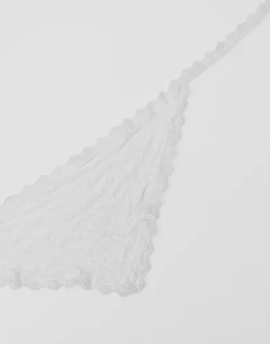 Pieces - Valkoinen - Pcnaina Lace Hip Scarf