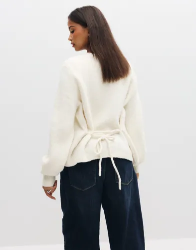 VERO MODA Vmberry Ls O-Neck Tie Cardigan Noos dam – bild 2