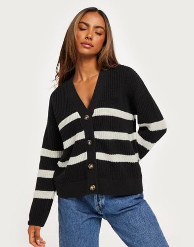 Slfivy Ls Knit O Neck Cardigan Dark Sapphire