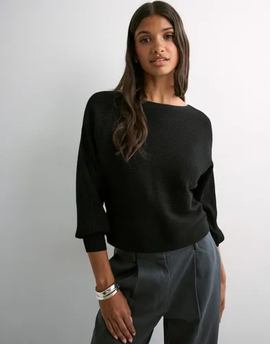 Only - Sort - Onladaline L/S Short Pullo Knt Noos