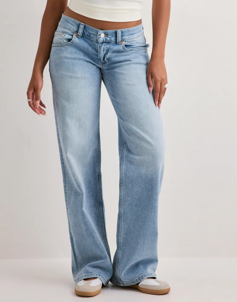 Nelly Ultra Low Waist Loose Jeans dam – bild 4