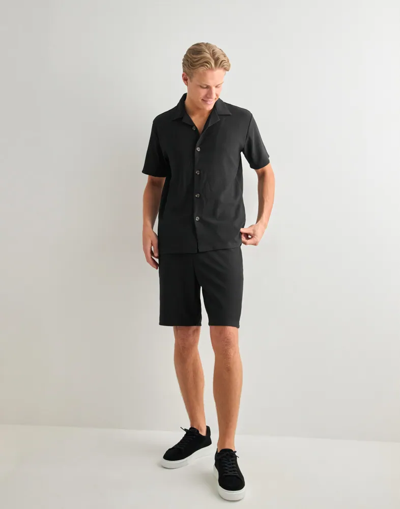 Selected Men Slhloose-Plisse Shorts Ex Mjukisshorts herr – bild 2