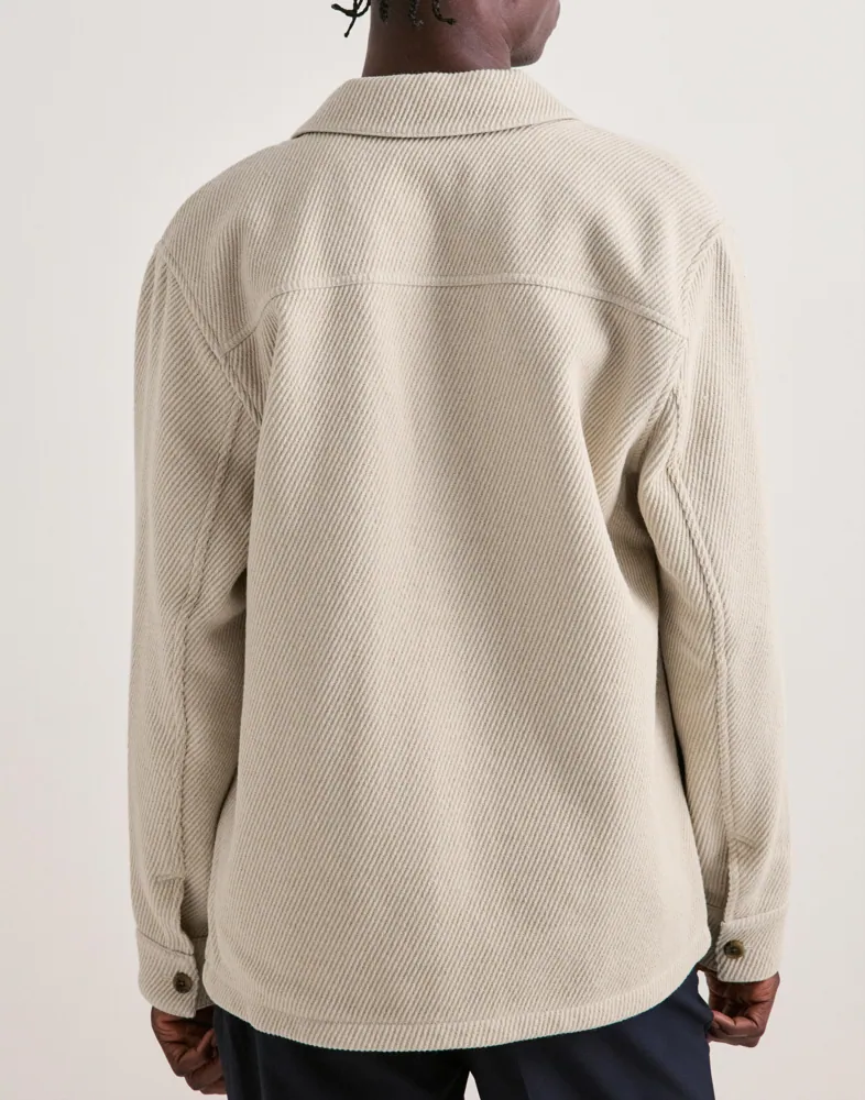 LES DEUX Twill Wool Overshirt Overshirts skjortor & blusar herr – bild 3