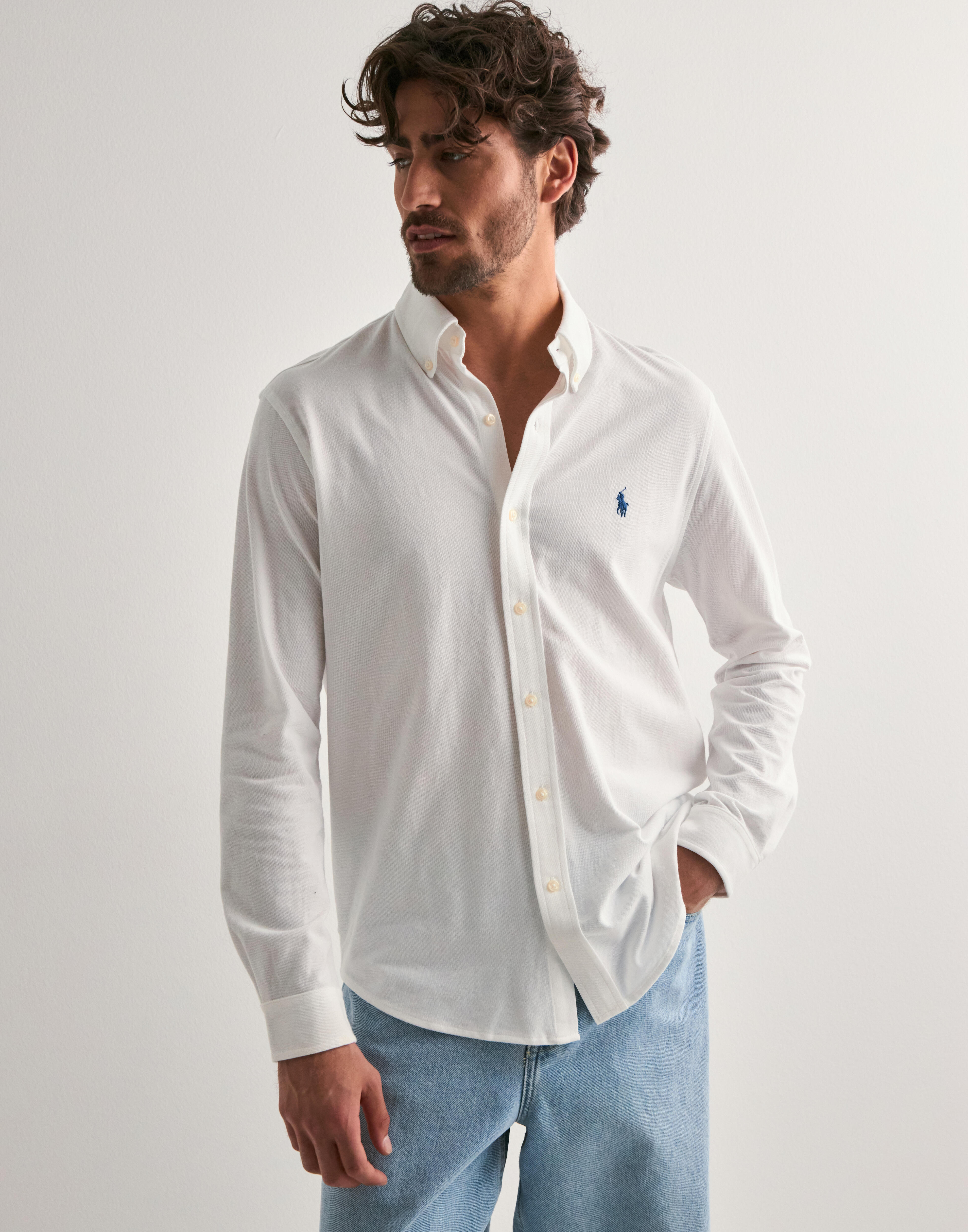 Buy Polo Ralph Lauren LSFBBDM5-LONG SLEEVE-KNIT - Blue | NLYMAN